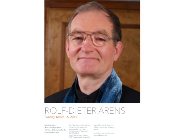 Rolf-Dieter Arens Master Class
